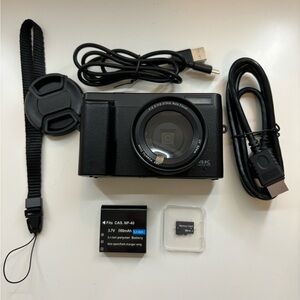 black digital camera